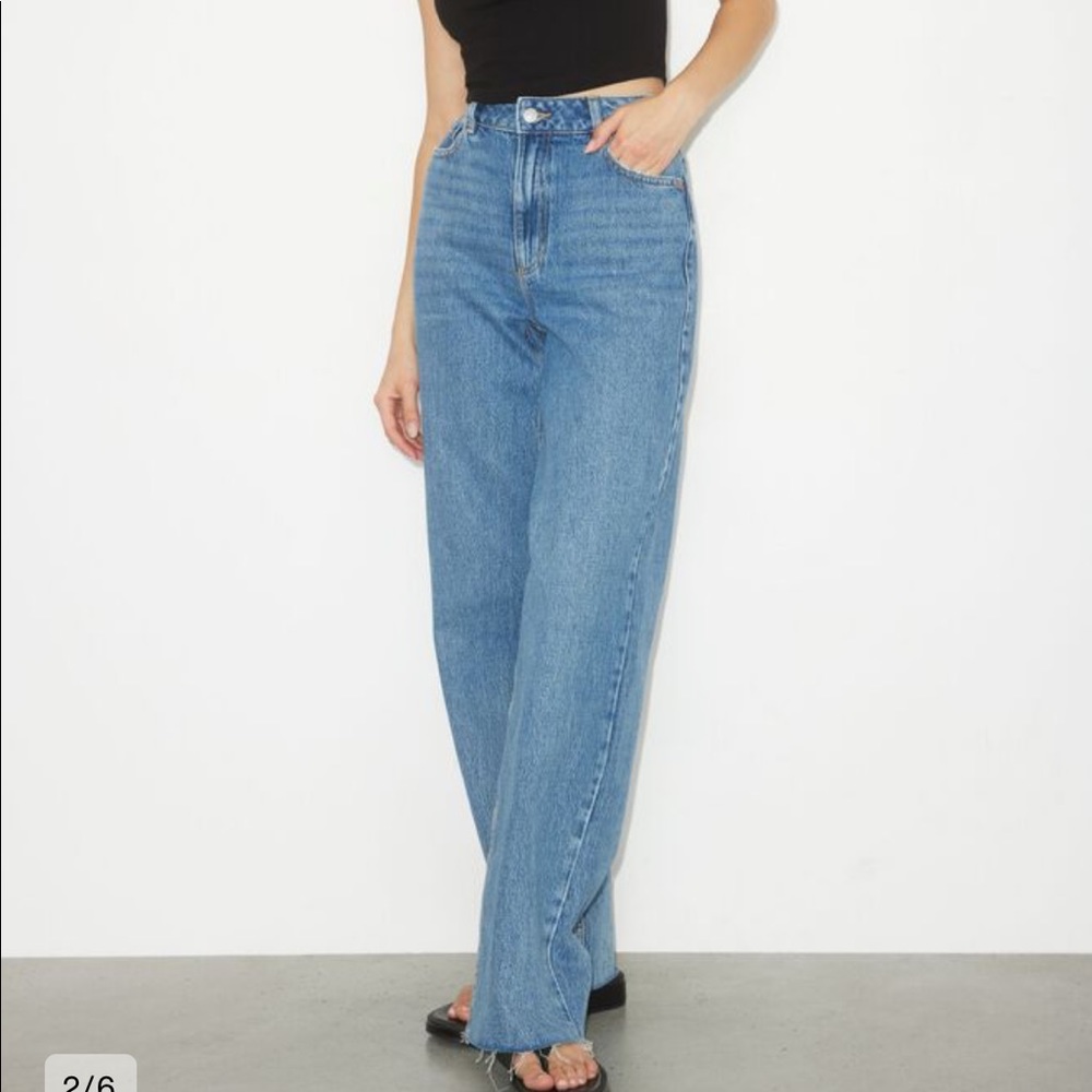 dynamite heidi wide leg jean